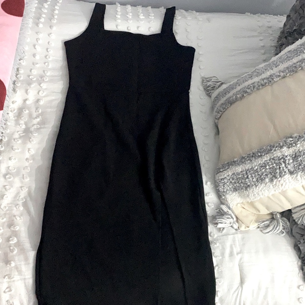 Black MIDI Dress